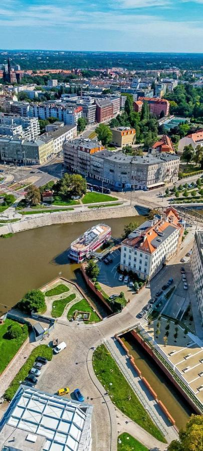 Great Polonia River Boat Apartments Вроцлав Екстер'єр фото