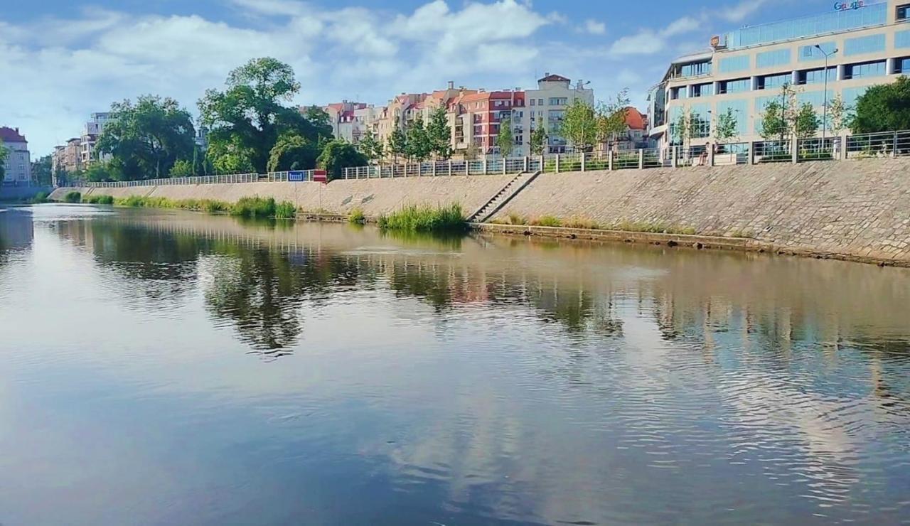 Great Polonia River Boat Apartments Вроцлав Екстер'єр фото